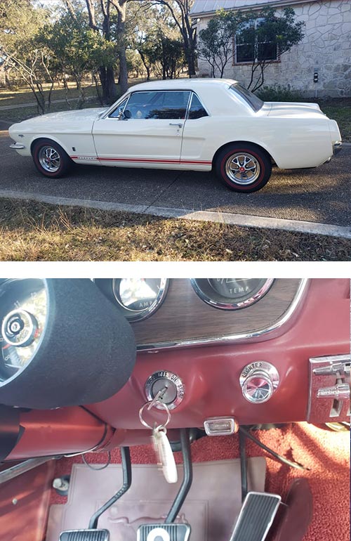 We had a ton of fun replacing the ignition on this vintage Mustang for a local client.